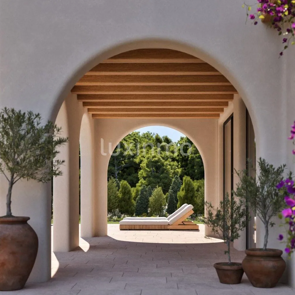 Terrasse - Ibiza Style Villa with Pool in Moraira