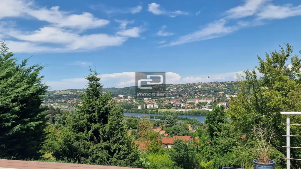 Terrass - Villa with Exceptional View in Albigny sur Saône
