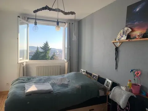 Chambres - Appartement 4 Pièces avec Balcon à Annonay