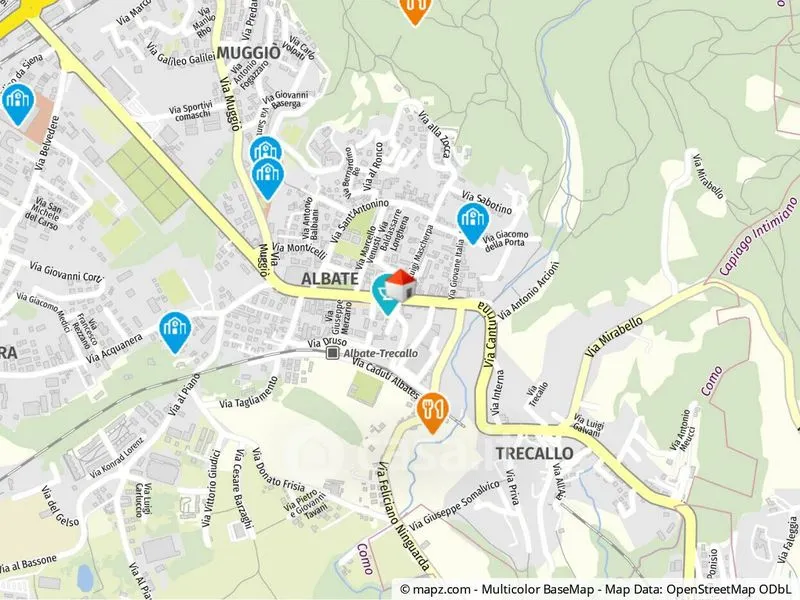 Fully Furnished Apartment with Balcony in Como