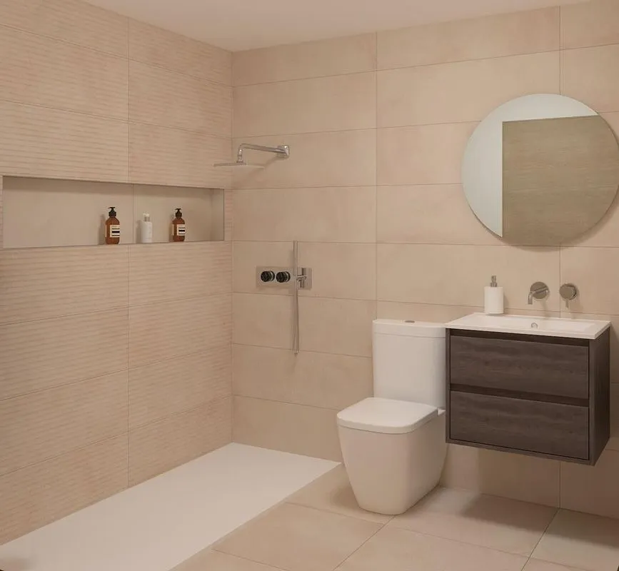 Salles de bain - Apartment with Terrace in León