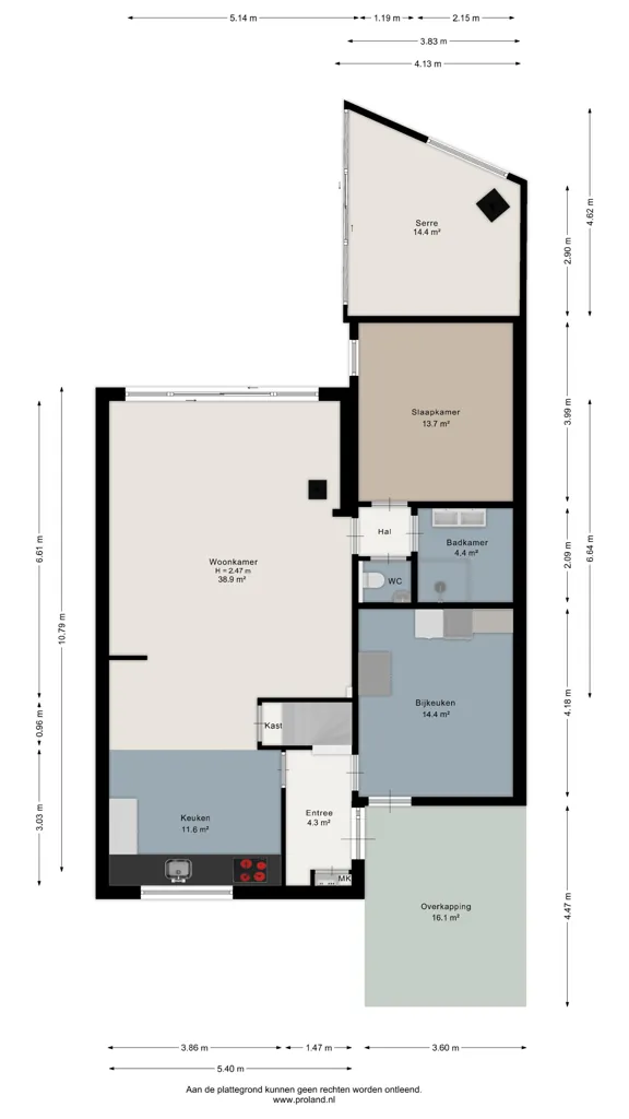 Plan - Maison 5 pièces à Borne
