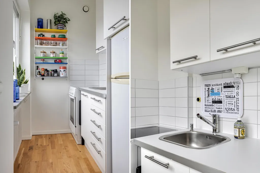 Kitchen - Apartment with Balcony in Stjärnhusen, Malmö