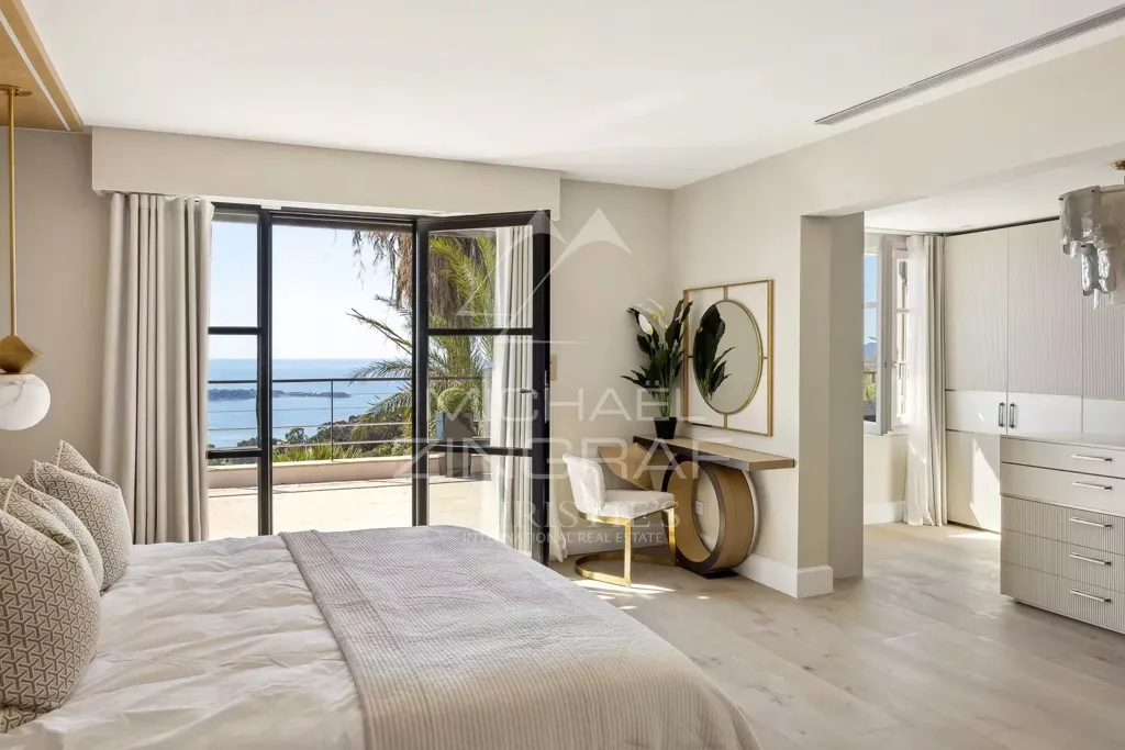 Chambres - Villa avec Vue Panoramique sur la Mer à SuperCannes