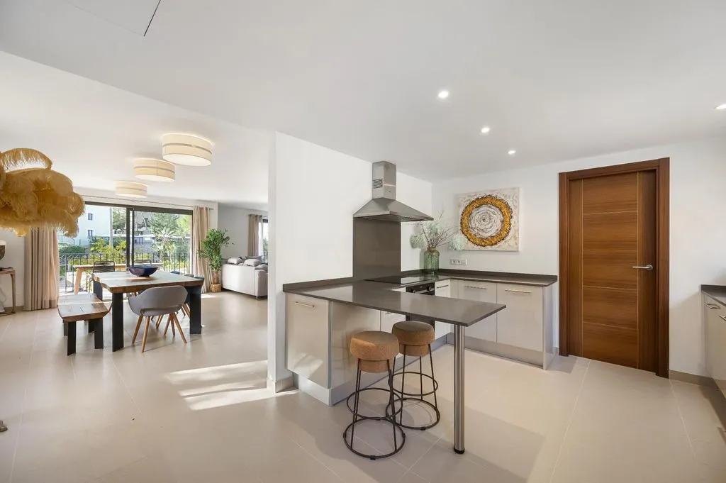 Kitchen - Luxury Ground Floor Flat with Garden in Camp de Mar