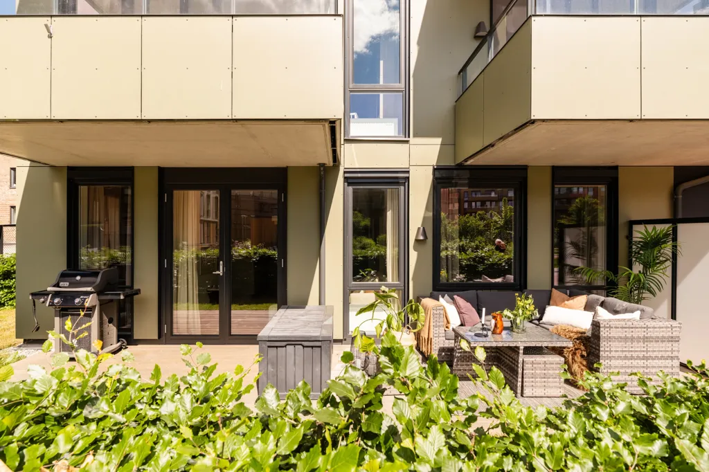 Terrace - 3-Bedroom Apartment with Garden Access in Oslo
