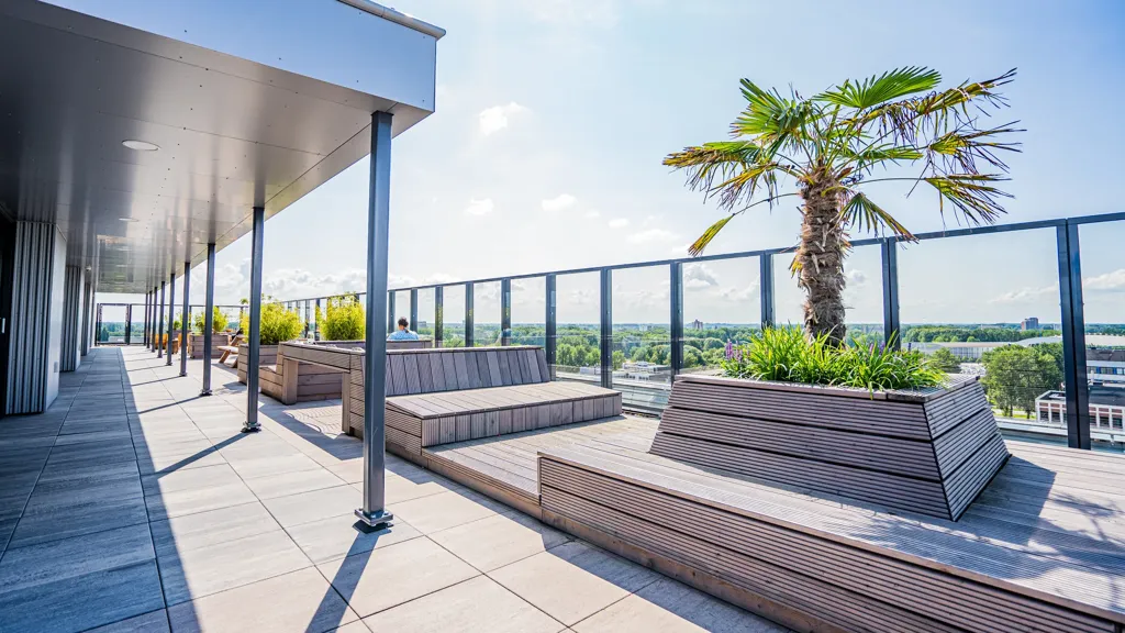 Terrace - Studio with Balcony in Rotterdam