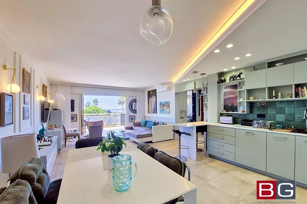 Köök - Luxury Flat with Sea View in Antibes