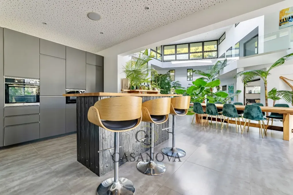 Köök - Luxury House with Pool in Baillargues