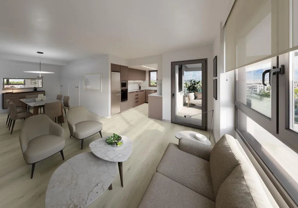 Séjour - Modern Flat with 360° Terraces in Grau de Castelló