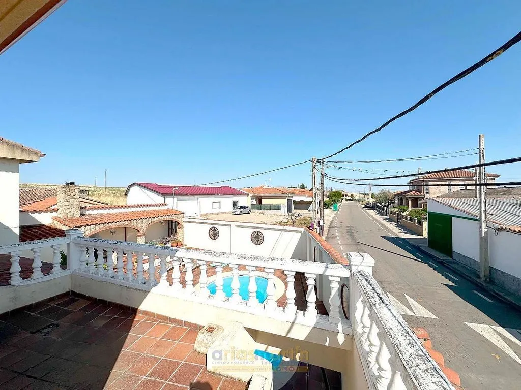 Terrasse - Chalet with Pool in Machacón, Salamanca
