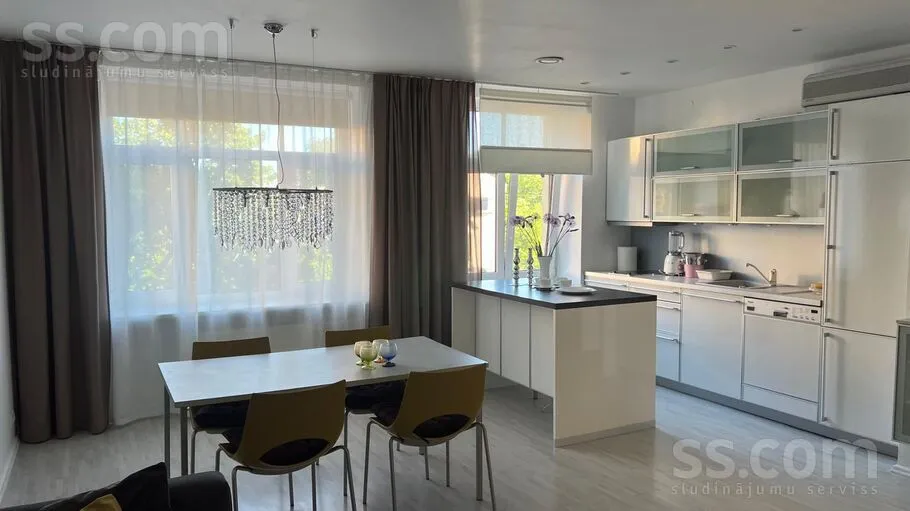 Cuisine - Renovated Apartment with Parking in Riga Centre