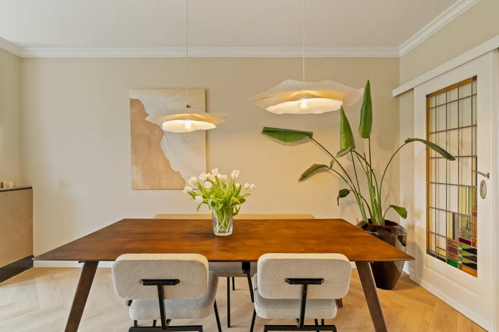 Sala da pranzo - Charming Gallery Flat with Park View in Utrecht