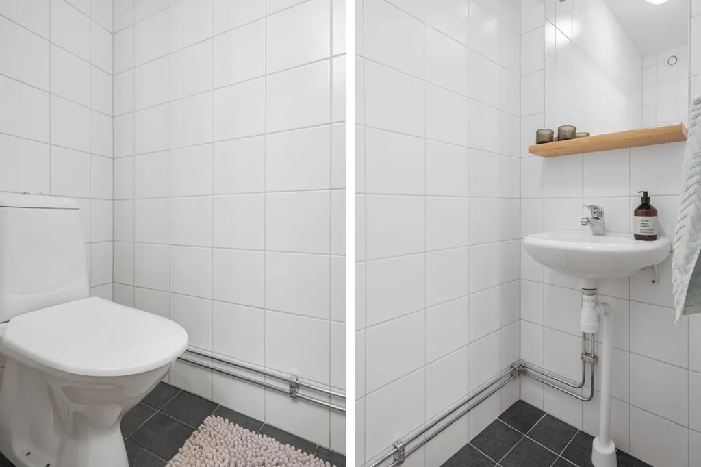 Bagni - Apartment with Sea View and Balcony in High Location