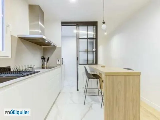 Köök - Modern Flat with Lift in Salamanca
