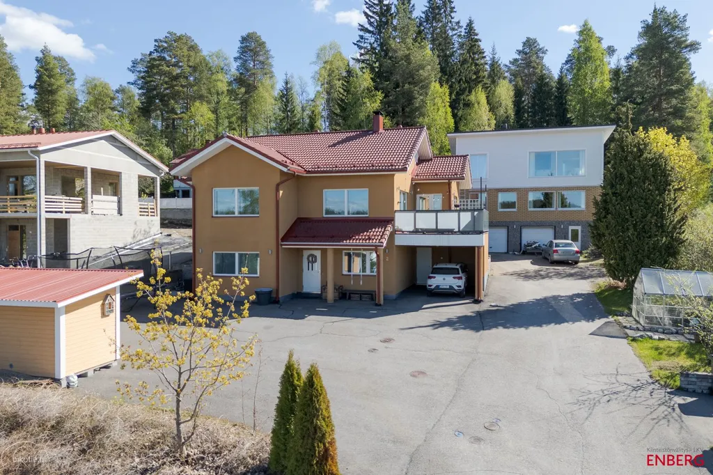 Vista aerea - Two-Storey Stone House with Sauna in Mannila