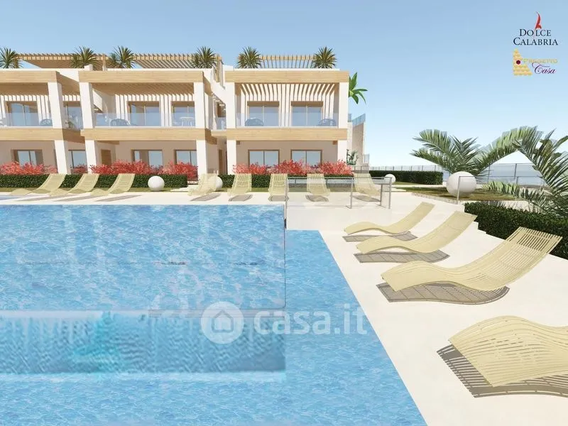Piscine - Modern Apartment with Sea View in Parghelia