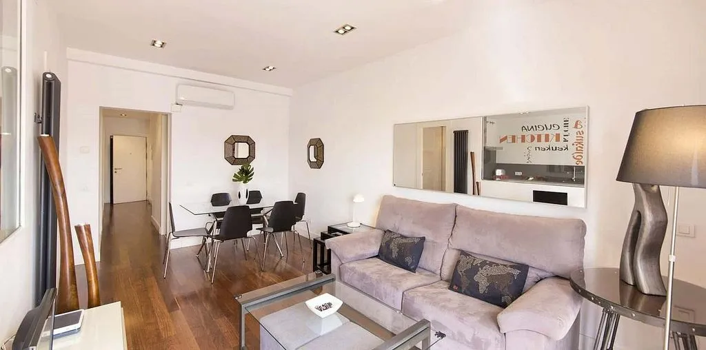 Séjour - Furnished Flat with Terrace in Tirso de Molina Square