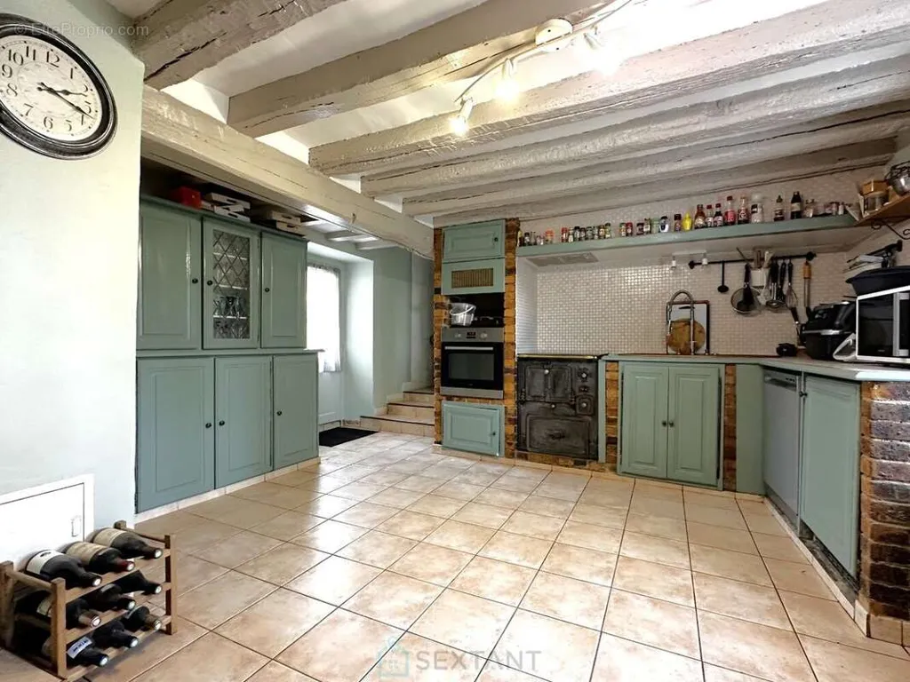 Cuisine - Demeure en Pierre avec Piscine près de Milly-la-Forêt