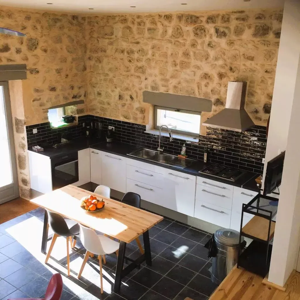 Cucina - Guesthouse & Gite with Pool in Allier