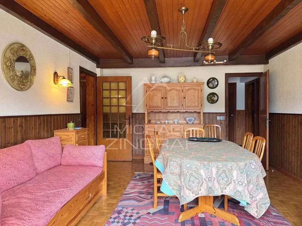 Séjour - Appartement à Restructurer avec Vue Montagne à Megève