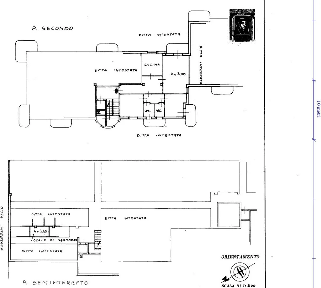 Plan - Renovated Apartment with Balconies in Vigevano