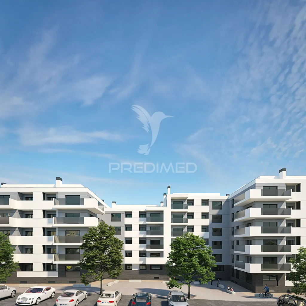 Exterior - T0+1 Apartment with Sea View in Construction