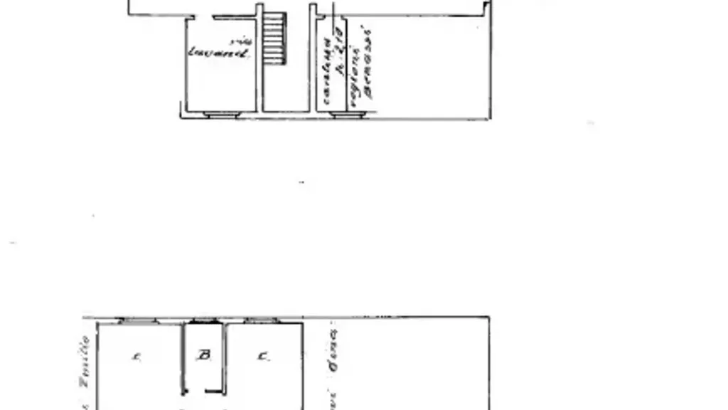 Plan - Rustic-Style Apartment with Balcony in Parma