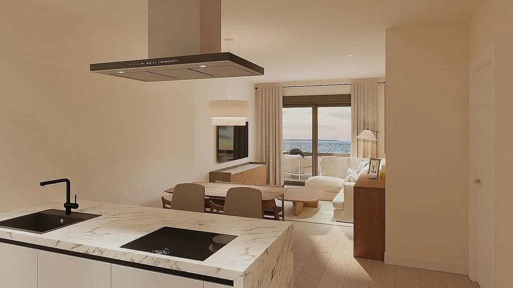 Köök - Penthouse with Pool in La Alcaidesa