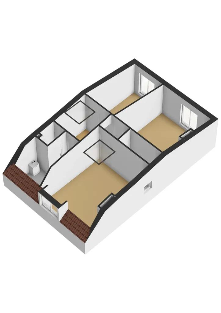 Plan - Charming Apartment with Balcony in Utrecht