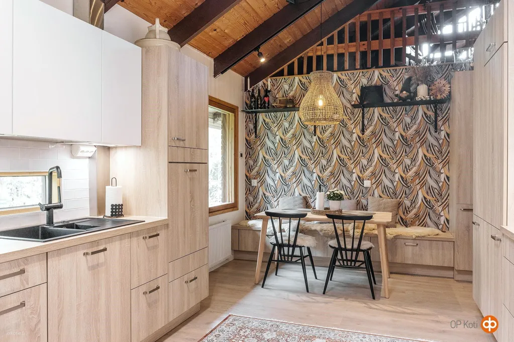Cucina - Architectural House with Garden in Halikko