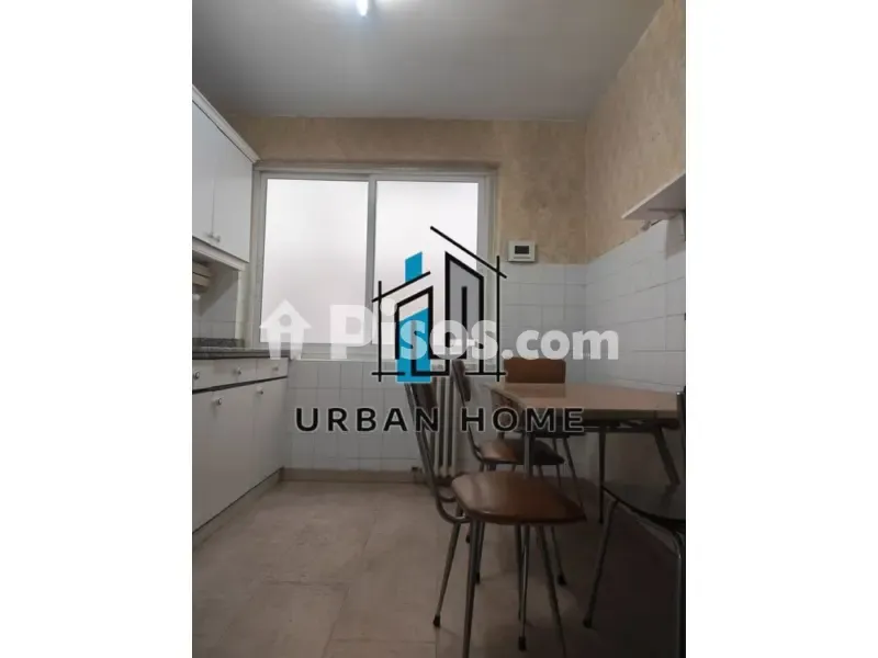 Köök - Apartment with Terrace in San Claudio, León
