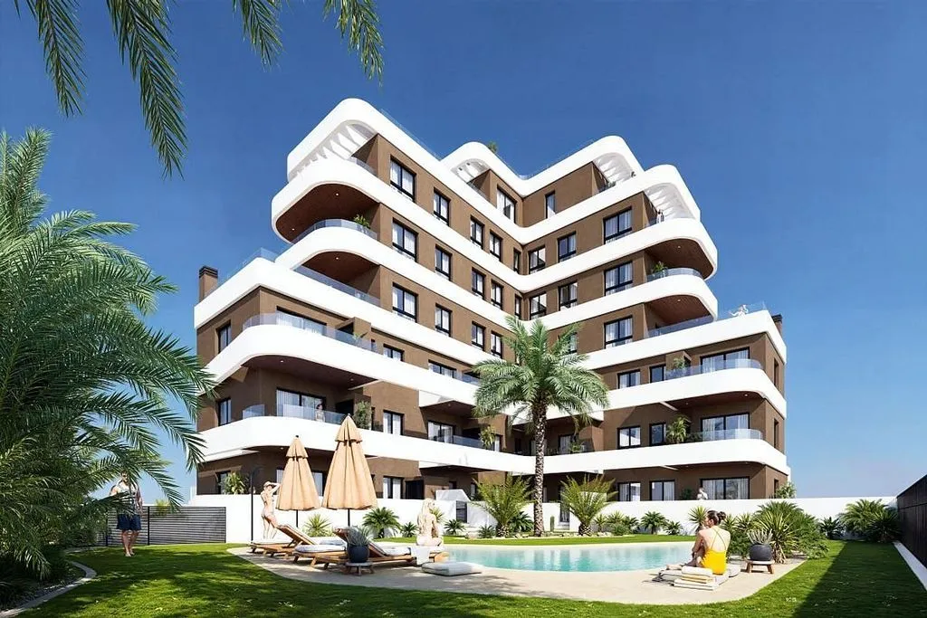 Extérieur - Apartment with Pool and Terrace in Guardamar