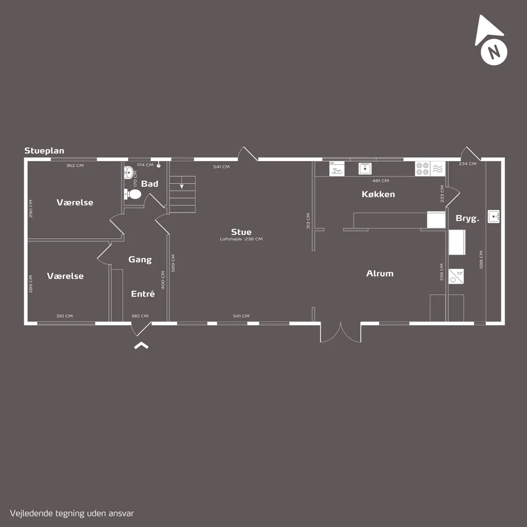 Plaan - Architect-Designed Villa in Humlebæk
