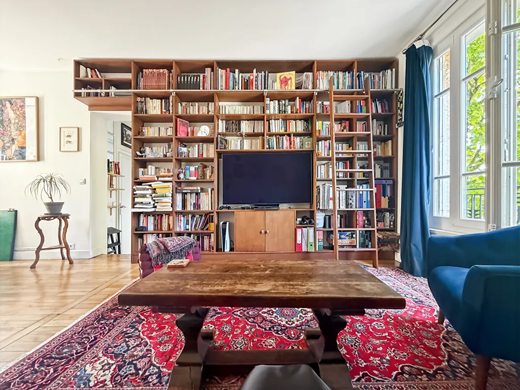 Soggiorno - Charming 3-Bedroom Flat in Montreuil
