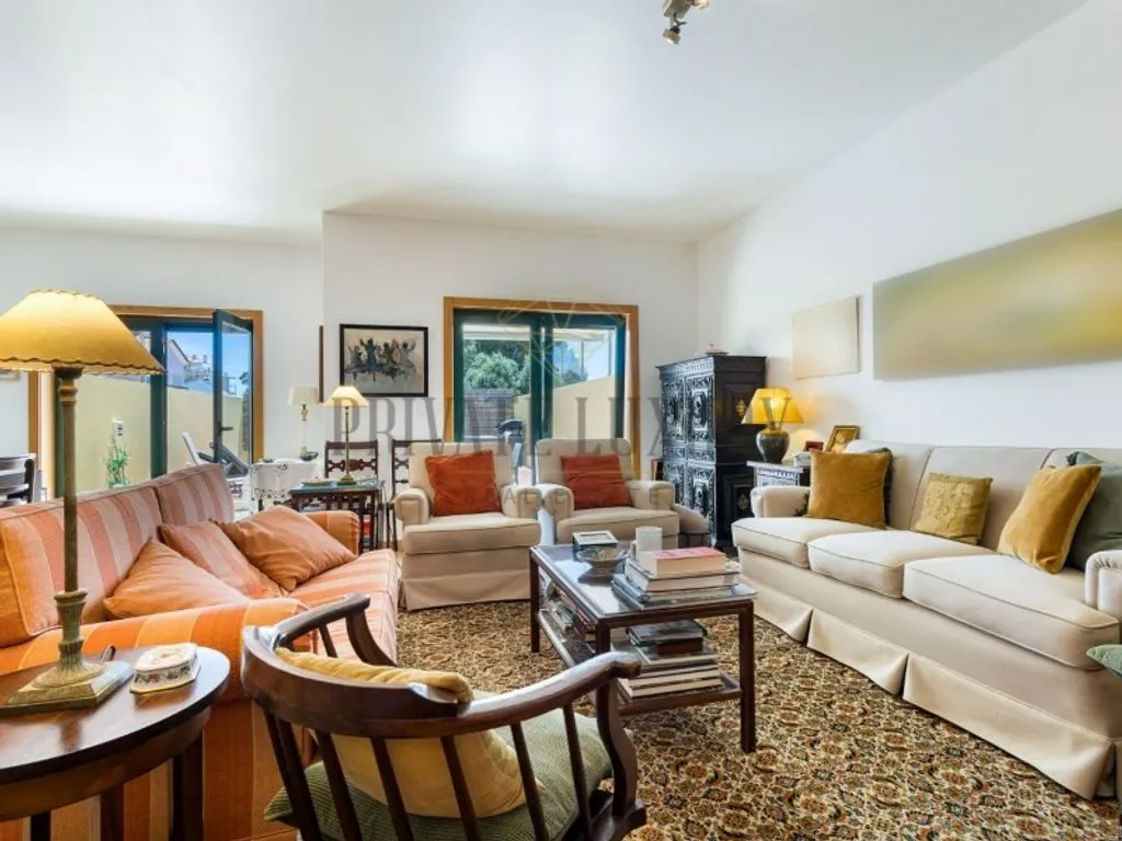Living Room - Luxury Semidetached House with Pool in Cascais