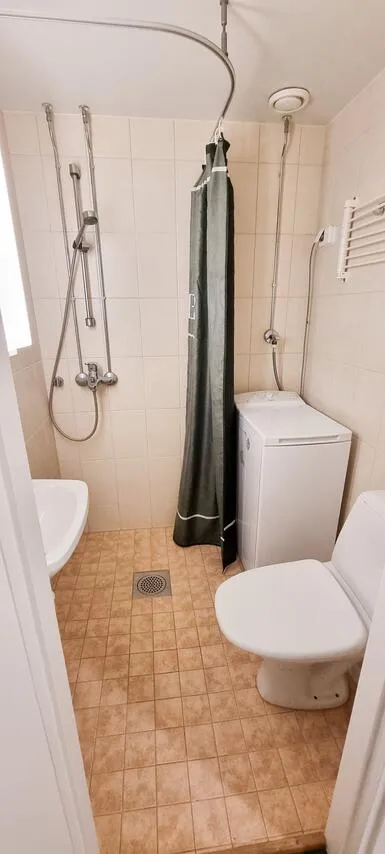Salles de bain - Modernised Flat with Garden in Lahti
