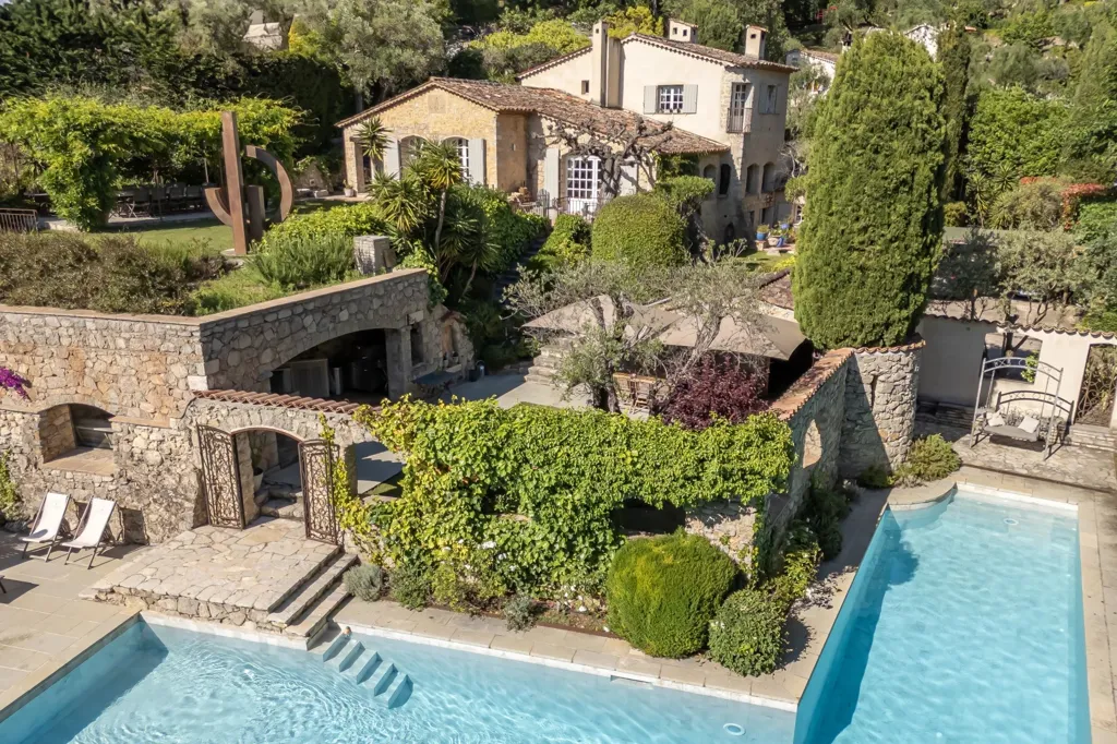 Õhuvaade - Charming Mas with Pool near Mougins