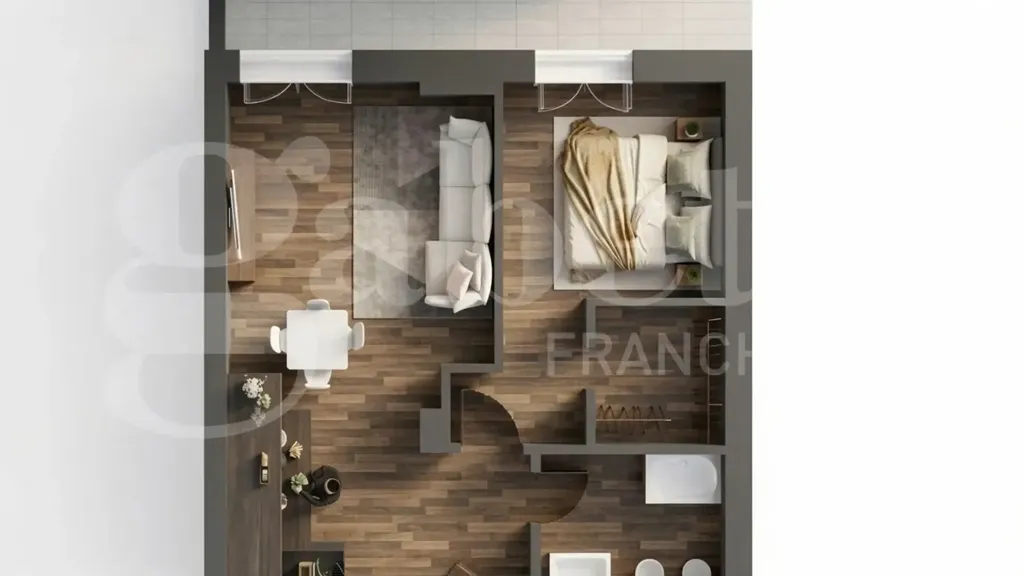Plaan - Efficient Two-Bedroom Apartment in Rossano
