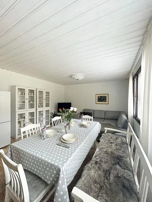 Sala da pranzo - Spacious House with Sauna in Ranua