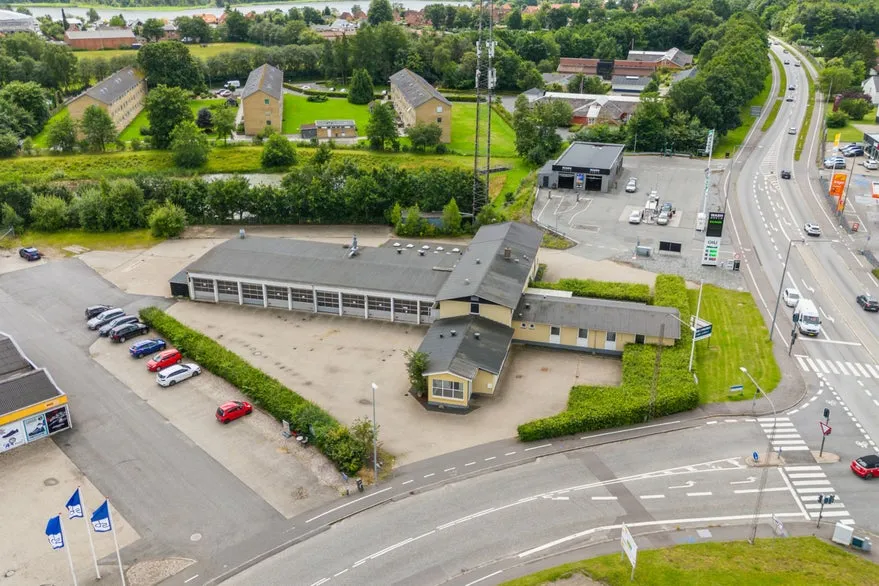 Vista aerea - Commercial Property with Prominent Location in Silkeborg
