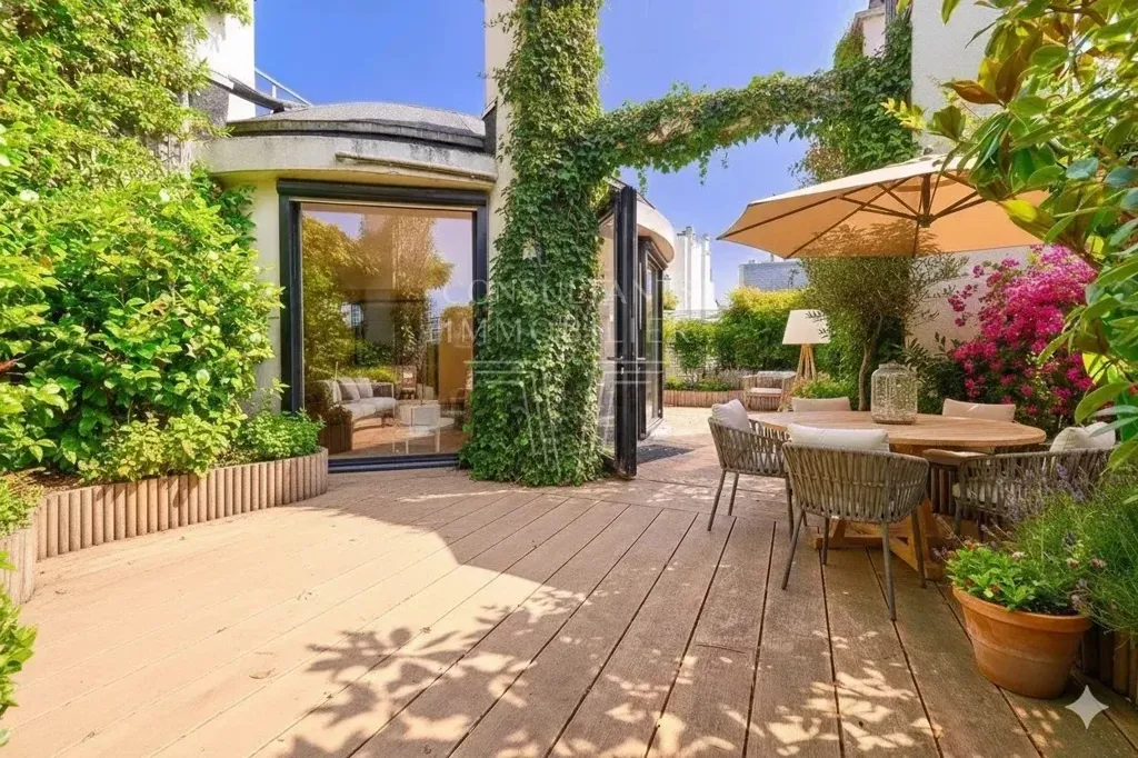 Terrass - Penthouse with Terraces in Paris XVI