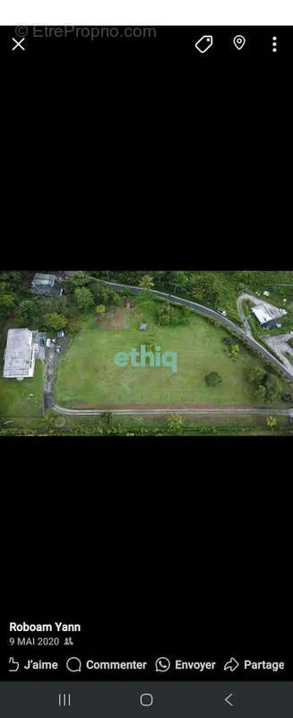 Õhuvaade - Constructible Plot with Pool Potential in Petit-Bourg