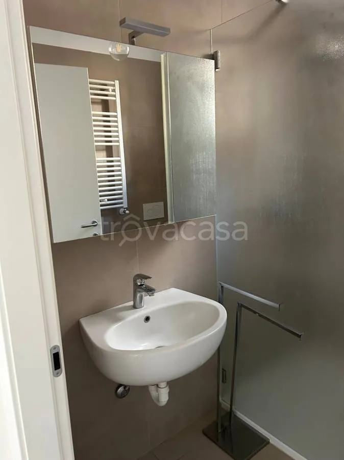 Bathrooms - Modernised Trilocale with Private Garden in Varese