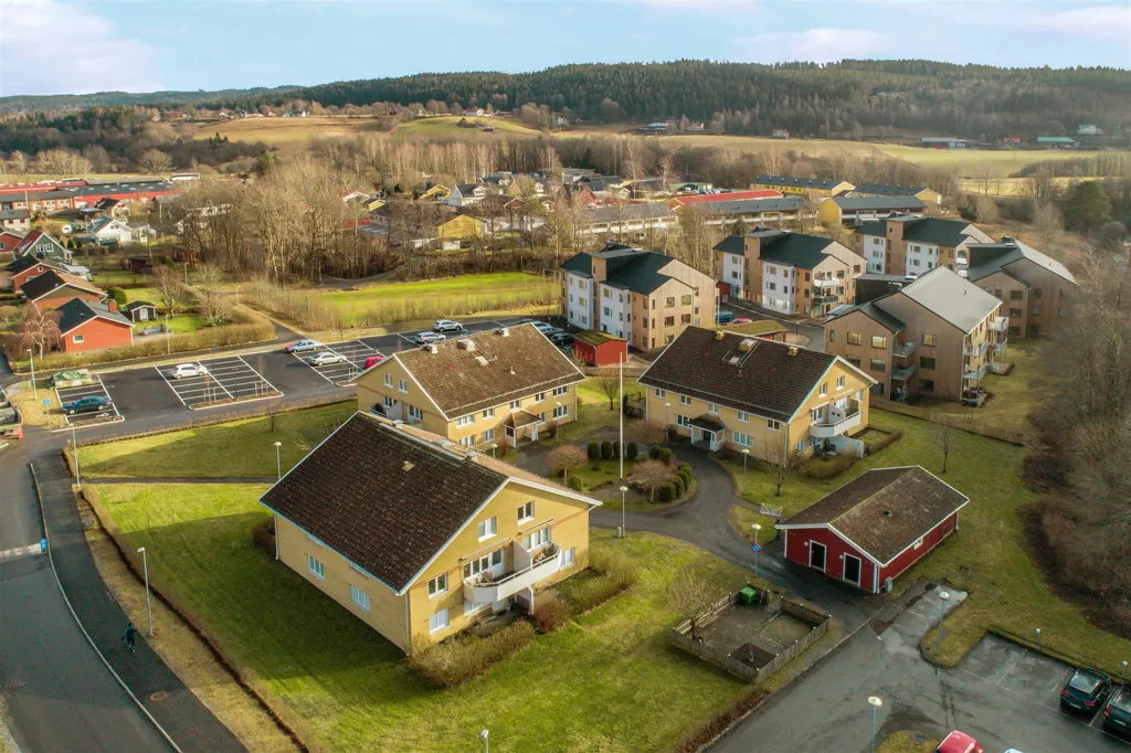 Õhuvaade - Bright Apartment with Garden in Rävlanda