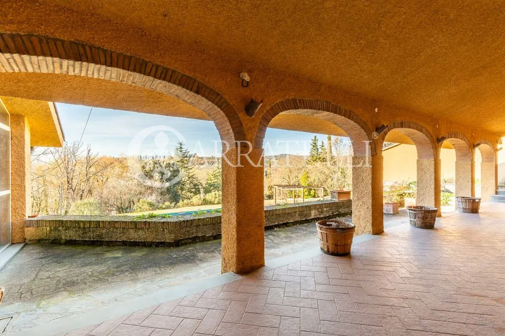 Terrass - Rationalist Villa with Pool in Arezzo