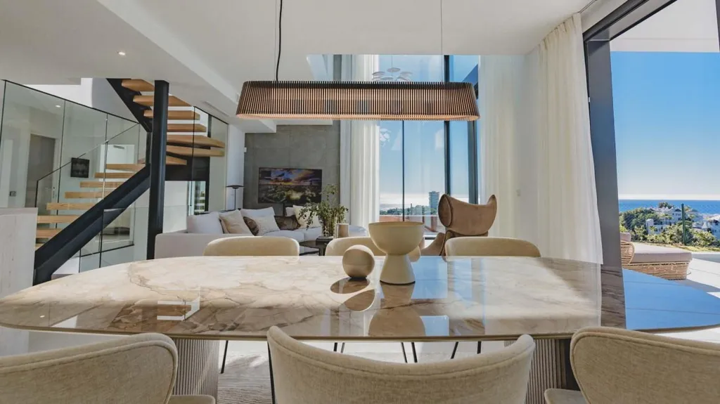 Söögituba - Luxury Villa with Sea View in Marbella