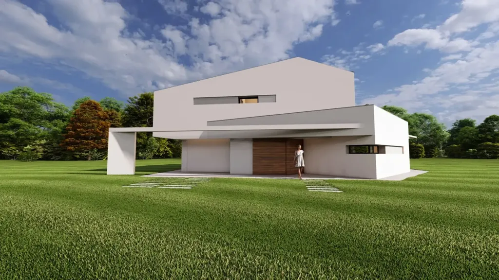 New Detached House with Solar Panels in Villorba