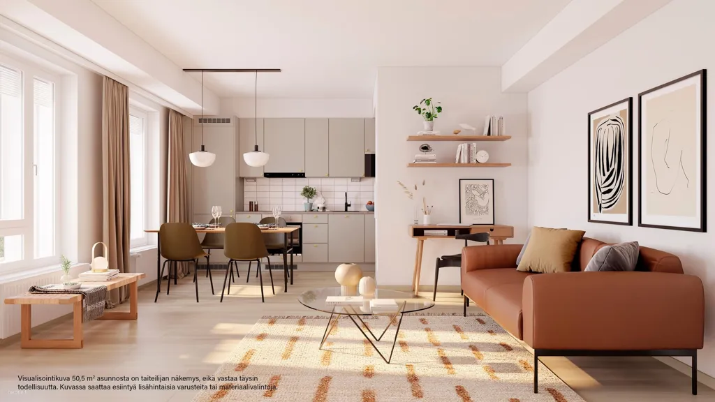 Séjour - Modern Apartment with Balcony in Tampere