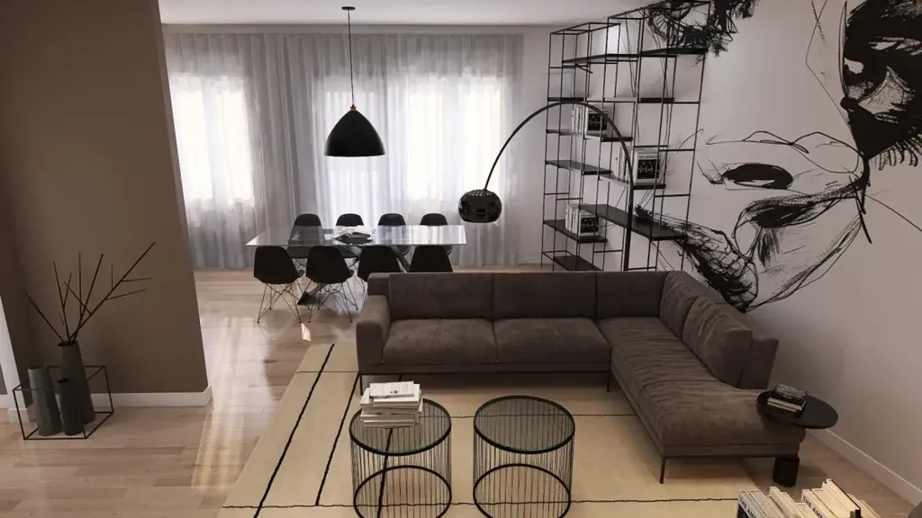 Séjour - Apartment with Balcony in Ancona